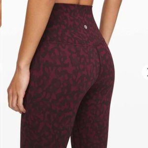 Lululemon Align Tights in formation camo dark adobe multi 28"